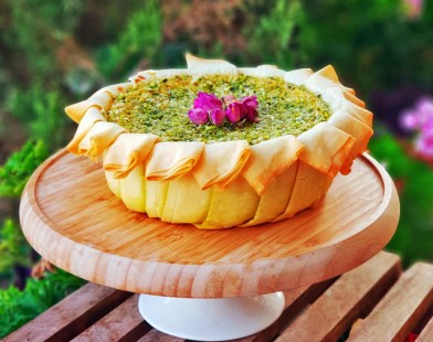 چیز-کیک,باقلوا,کیک,دسر