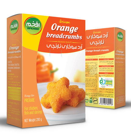 آرد سوخاری نارنجی افخم